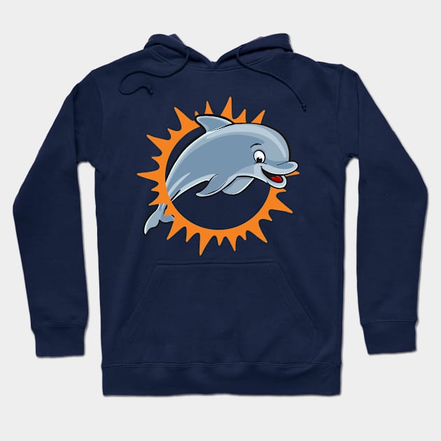 Miami Dolphins Hoodie by creativeballoon